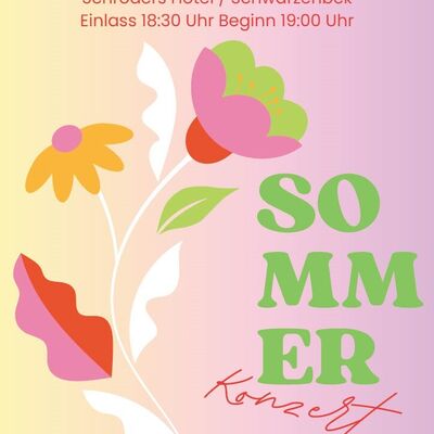 Plakat Sommerkonzert 2026